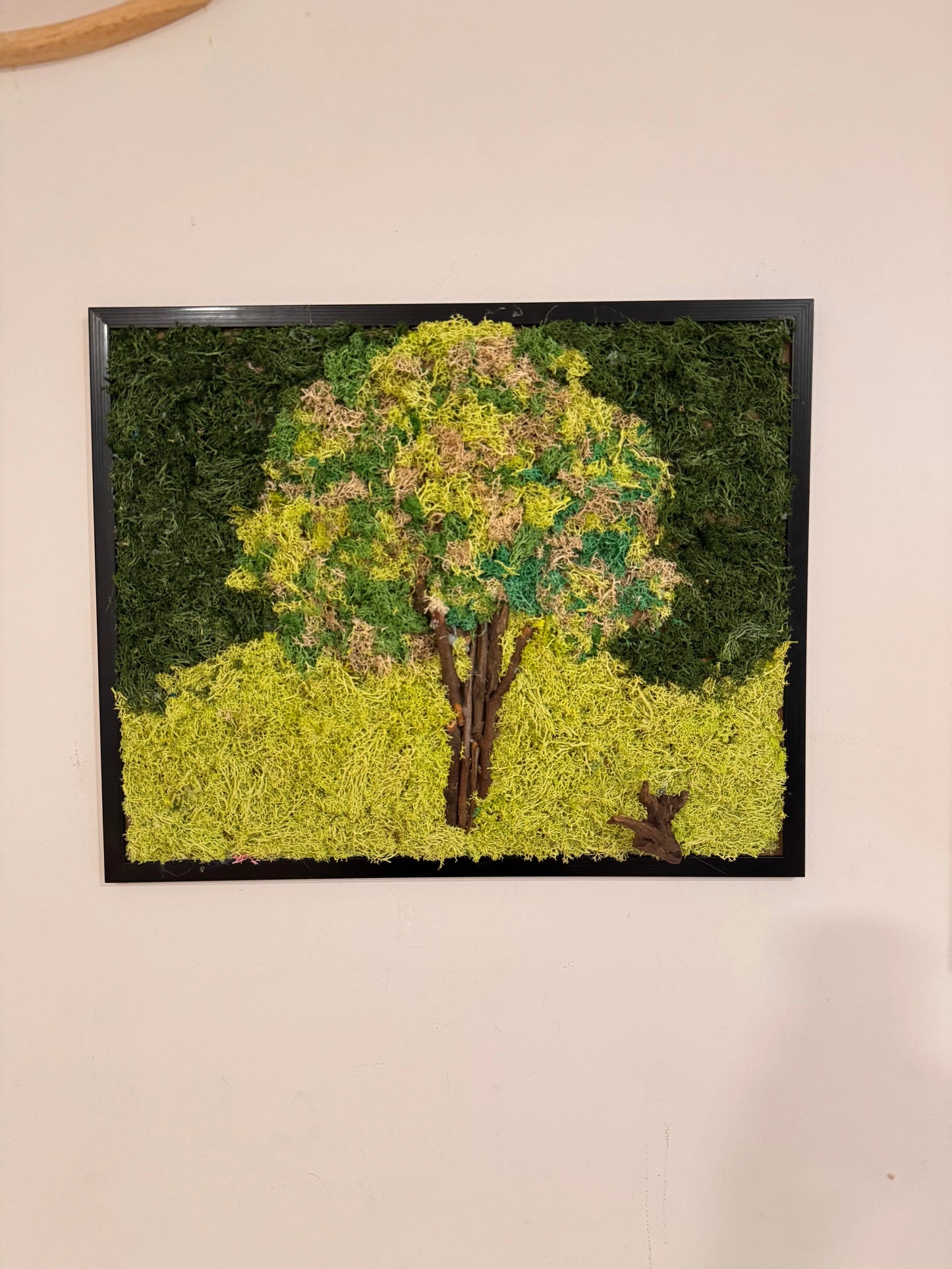 Tableau Végétal 40x50 cm “L’Arbre” – Nature Structurée & Inspirante | Vertéo Verte'o
