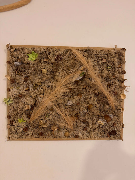 Tableau Végétal 40x50 cm “Bohème” – Déco Nature Créative | Vertéo Verte'o