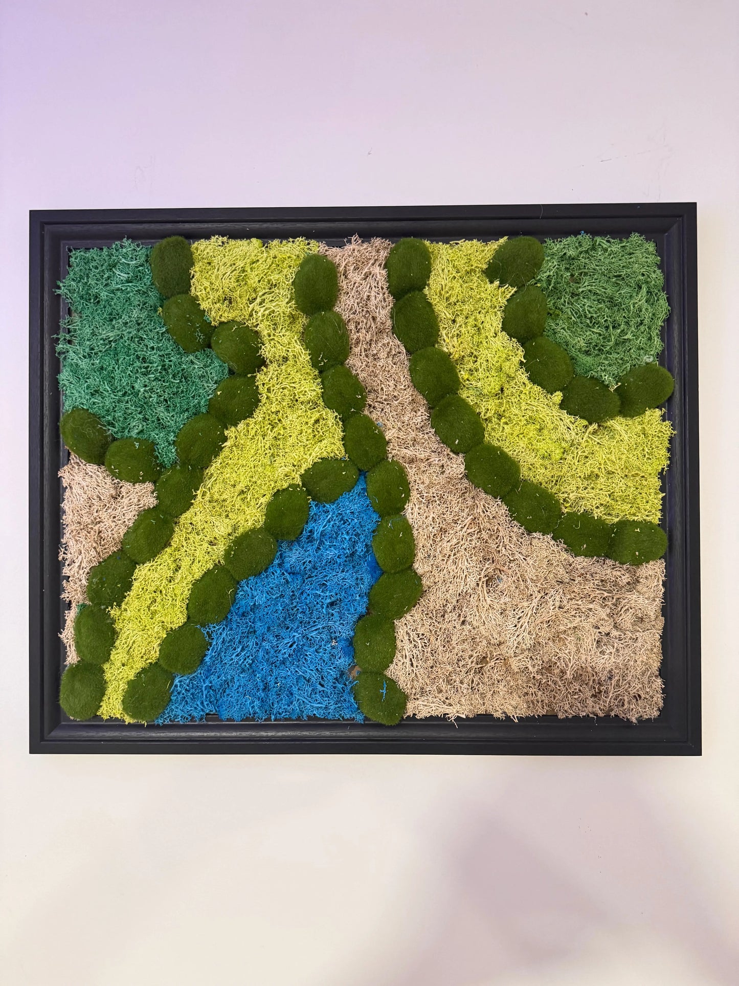 Tableau Végétal 40x50 cm “Chemin” – Invitation Naturelle à l’Évasion | Vertéo Verte'o