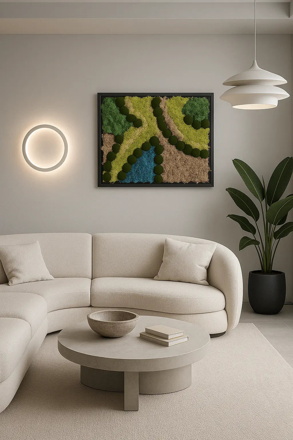 Tableau Végétal 40x50 cm “Chemin” – Invitation Naturelle à l’Évasion | Vertéo Verte'o