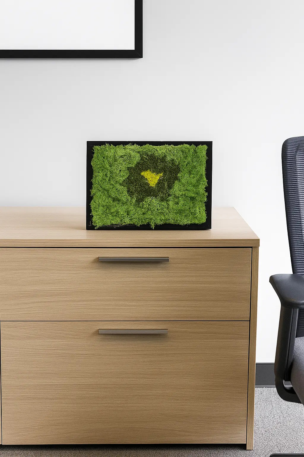 Tableau Végétal 21x29 cm “Cible” – Mini Déco Naturelle | Vertéo Verte'o