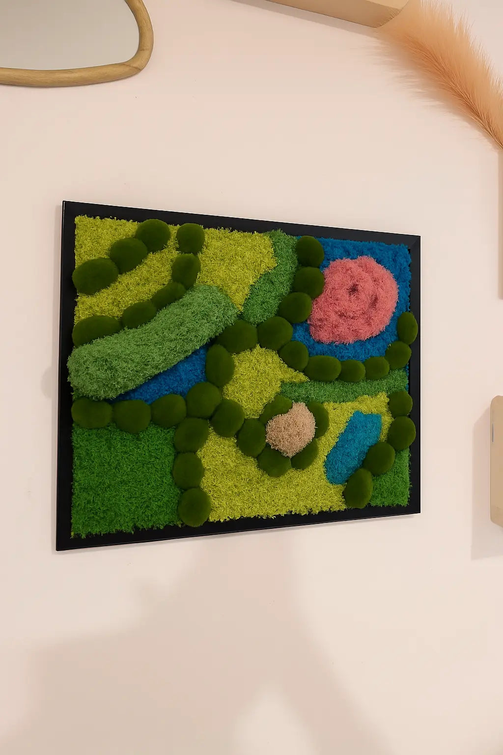 Tableau Végétal 40x50 cm “Bellevue” – Élégance Naturelle | Vertéo Verte'o