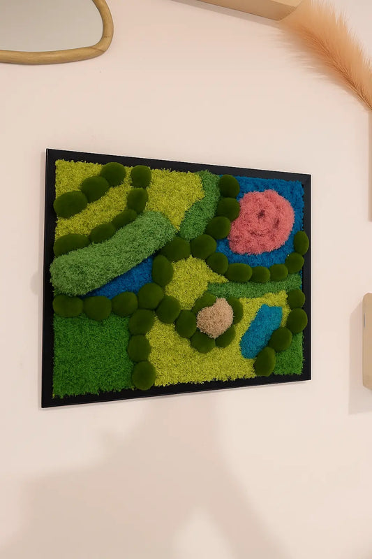 Tableau Végétal 40x50 cm “Bellevue” – Élégance Naturelle | Vertéo Verte'o