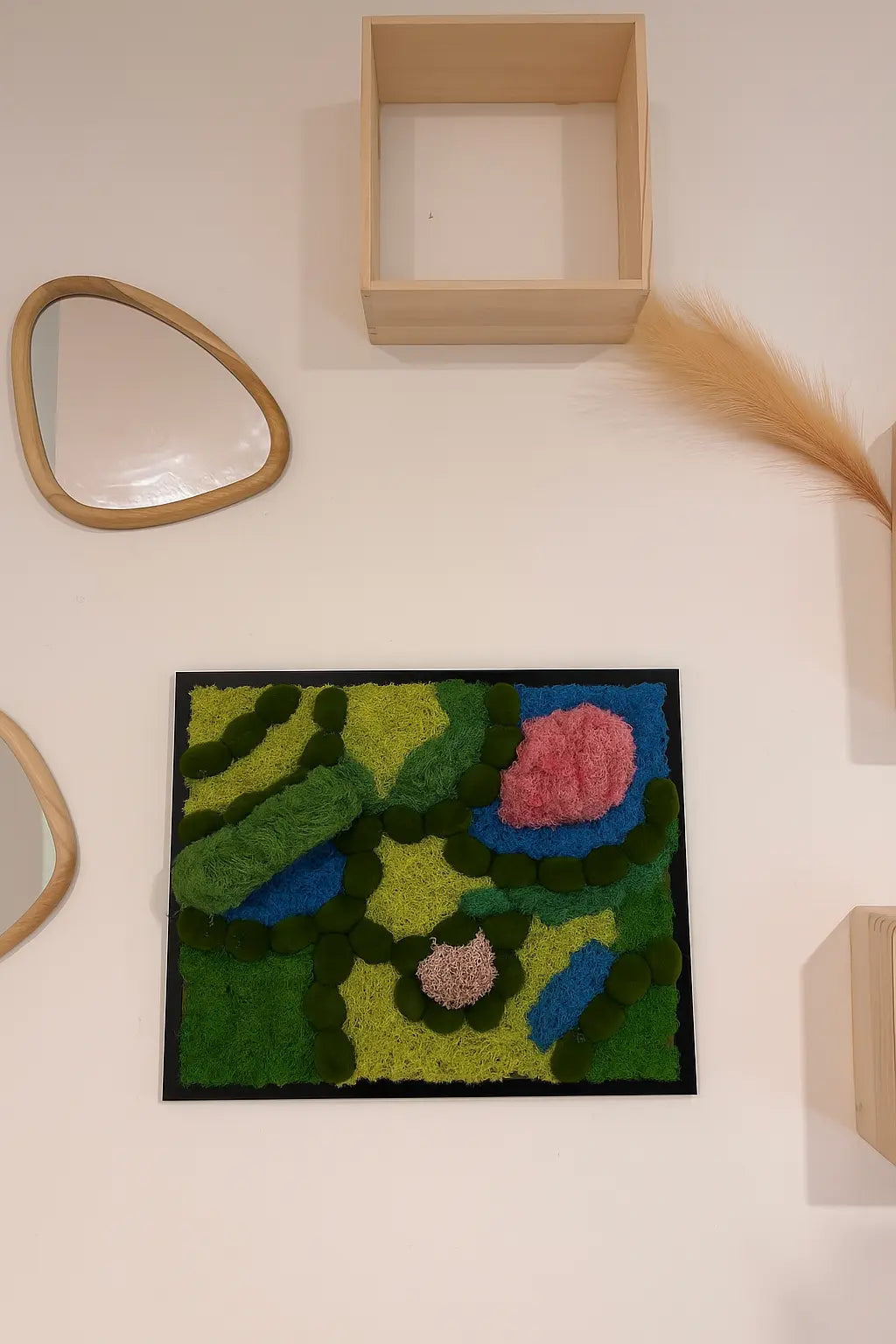 Tableau Végétal 40x50 cm “Bellevue” – Élégance Naturelle | Vertéo Verte'o