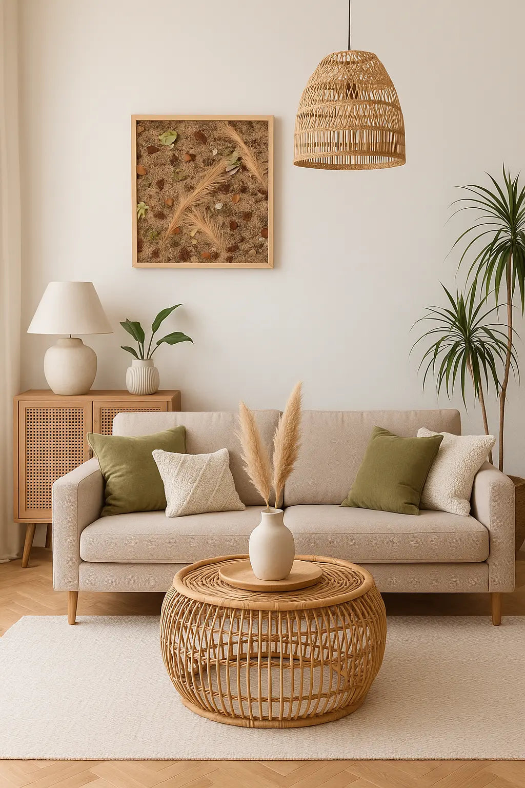 Tableau Végétal 40x50 cm “Bohème” – Déco Nature Créative | Vertéo Verte'o