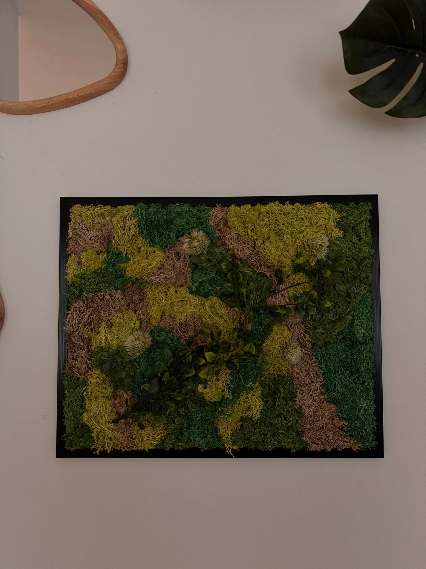 Tableau Végétal 40x50 cm “Belle Nature” – Équilibre & Design Végétal | Vertéo Verte'o