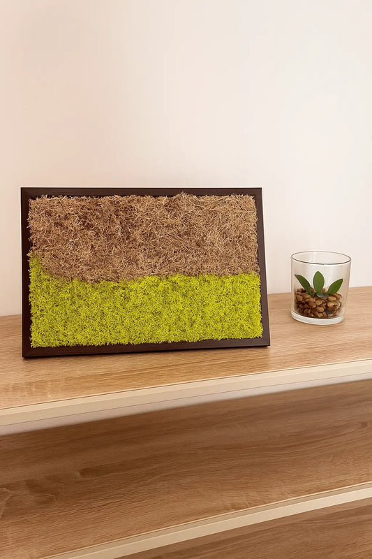 Tableau Végétal 21x29 cm “Middle” – Style Nature & Moderne | Vertéo Verte'o