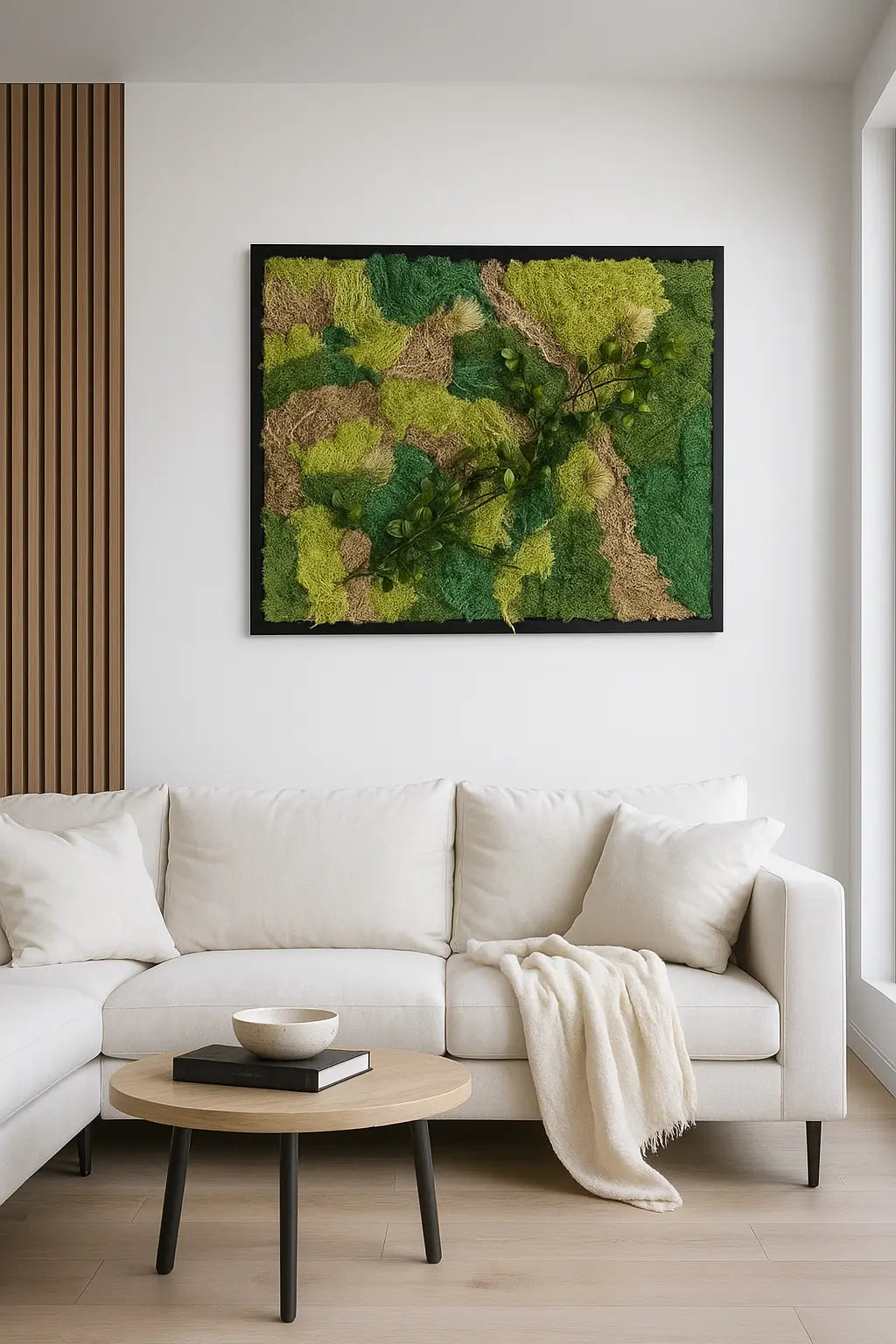 Tableau Végétal 40x50 cm “Belle Nature” – Équilibre & Design Végétal | Vertéo Verte'o